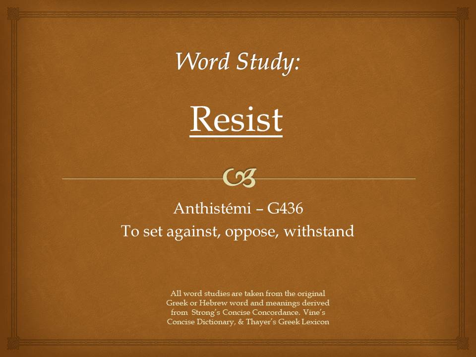 Word Study Resist