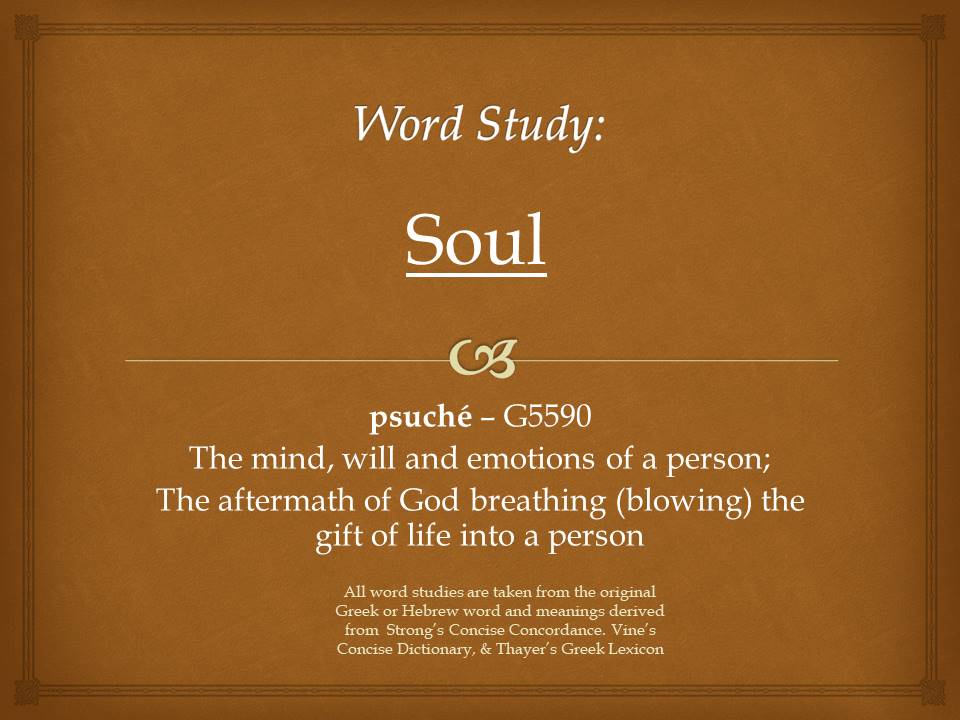 Word Study Soul.