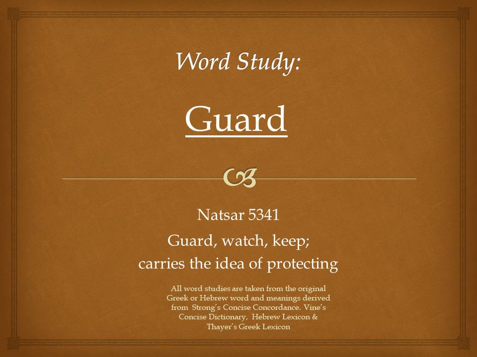 Word Study Guard